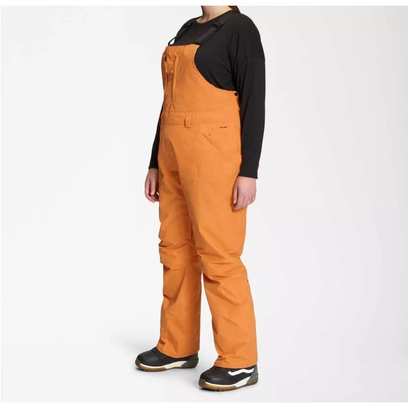 THE NORTH FACE Freedom Bib Pants Topaz Orange Women Plus sz 2X Short NEW… - Picture 3 of 5